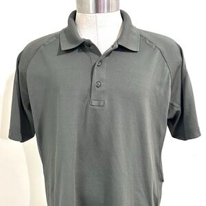5.11 Tactical Olive Green Performance Short Sleeve Polo Sz L